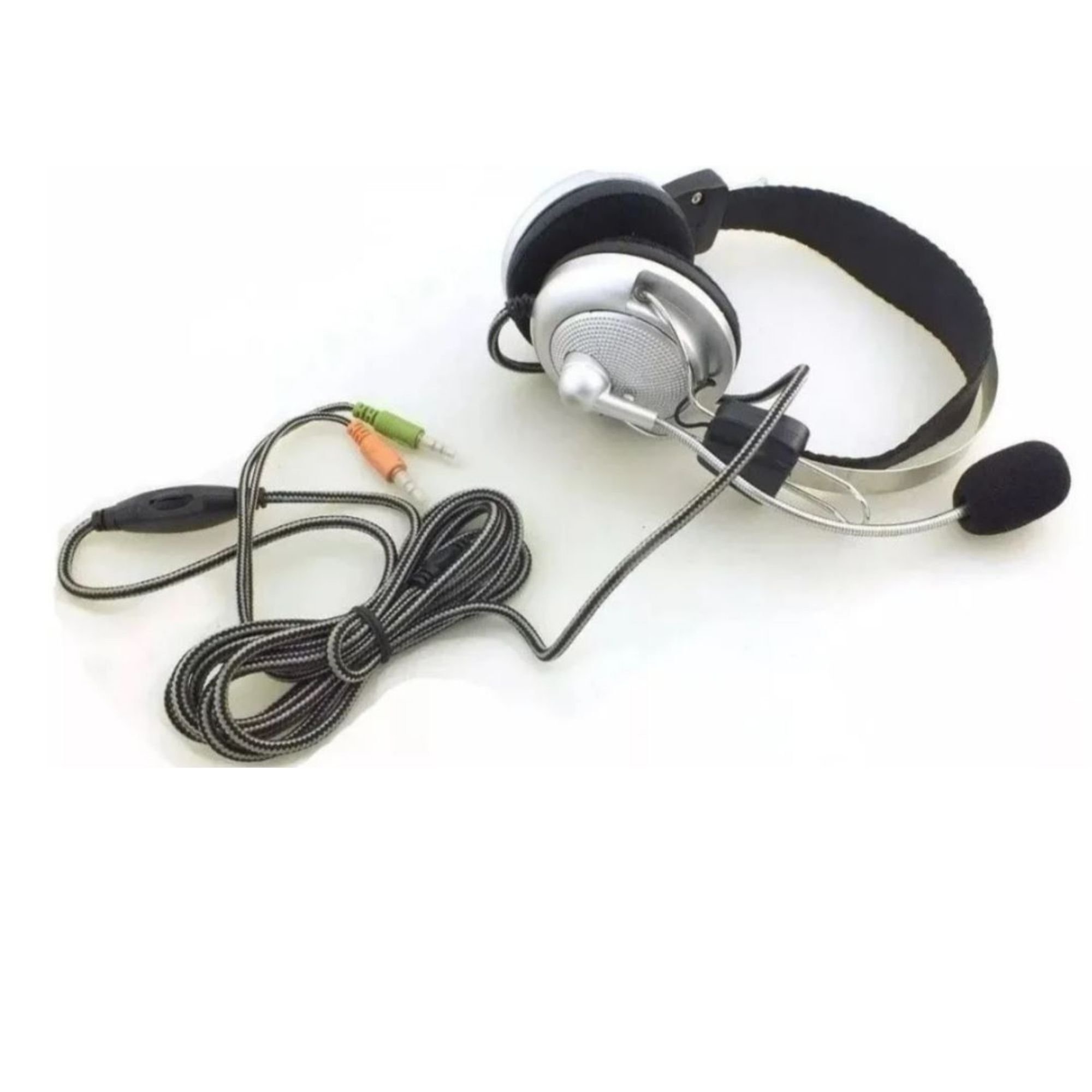 Fone de Ouvido com Regulagem Gamer Over-Ear Para Micro Notebook Computador Super Bass - 4