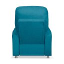 Ver imagem 5 de Poltrona Papai Confortável Suede Azul Claro Sistema Encosto Reclinável e Inclinável Mecanismo Manual