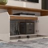 Painel Home para TV até 55 Polegadas 2 Portas 4 Prateleiras Berlim Lukaliam Móveis - 4