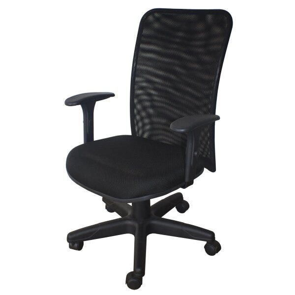 Cadeira em Tela Middle Giratória Braço Regulável Ecoflex