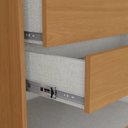 Ver imagem 5 de Guarda Roupa Casal 6 Portas com Espelho Leblon Off White/Cinamomo