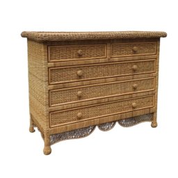 Cômoda de Fibra Natural Rl - Bamboo Style 120cm - 1
