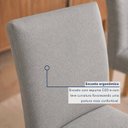 Ver mais imagens de Conjunto Sala de Jantar 8 Lugares Retangular Tampo Vidro/MDF 200x90cm Mesa Diana e Cadeiras Espanha