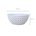 Ver imagem 2 de Vaso Decorativo Tricot Naidex Home - Branco