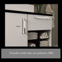 Ver imagem 4 de Gabinete para Banheiro 1 Porta 1 Gaveta 70cm Veneza Branco/Preto
