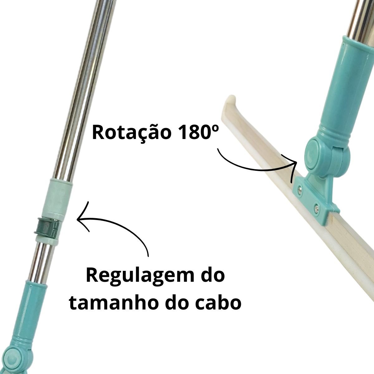 Rodo Multiuso em Inox com Regulagem de Altura Partna 4072 - 2