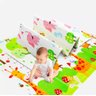 Tapete Tatame Infantil Emborrachado Dobrável Dupla Face Atividade Grande 2x1,5m Girafinha/números - 3