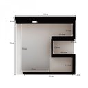 Ver imagem 3 de Espelheira para Banheiro 4 Prateleiras 68cm com Led Veneza