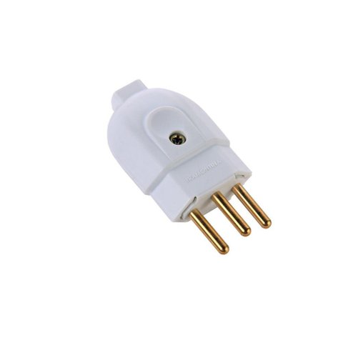 Kit 4 Plugue Macho 2p+t 10 a 250 V Tramontina Branco