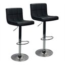 Ver imagem 1 de Kit 2 Banquetas Confort Gomos Estofada Giratória Preta Branca Bege Outros