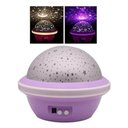 Ver imagem 4 de Luminária Projetor de Teto Estrelado Lua para Quarto Infantil Adulto Globo Giratório Decorativo