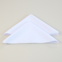 Ver imagem 2 de Kit 10 Pçs Guardanapo 10 Lugares Basic 35x35cm Liso Tecido Oxford: Branco