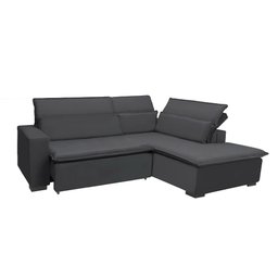 Sofá Istambul 2.60x2.10m Retrátil e Reclinável com Chaise - Chumbo - 3