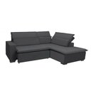 Ver imagem 3 de Sofá Istambul 2.60x2.10m Retrátil e Reclinável com Chaise - Chumbo