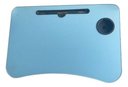 Ver imagem 3 de Mesinha Portátil P/ Notebook Dobrável de Cama com Porta Copo:azul