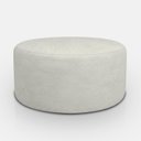 Ver imagem 5 de Puff Mezza Central Redondo Decorativo para Sala Orgânico Confortável e Reforçado Bouclé