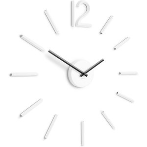 BLINK - RELÓGIO DE PAREDE MINIMALISTA BRANCO