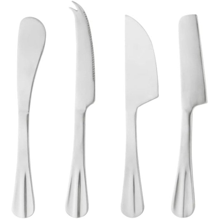 Conjunto 4 Facas para Queijo de Aço Inox Positano - Lyor