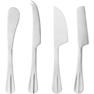 Conjunto 4 Facas para Queijo de Aço Inox Positano - Lyor