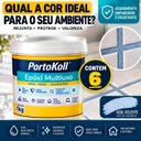 Ver imagem 3 de Kit 6 Rejunte Multiuso Epóxi Azul Celeste Porto Koll 1kg
