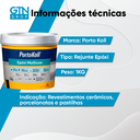 Ver imagem 4 de Kit 6 Rejunte Multiuso Epóxi Azul Celeste Porto Koll 1kg