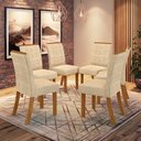 Ver imagem 1 de Conjunto 6 Cadeiras Estofadas Juanita Casa 812