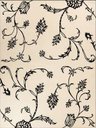 Ver imagem 1 de Tapete Arabesco 196x292 3-white/black