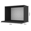 Ver imagem 4 de Balcão para Micro Ondas 60cm Organização da Cozinha