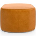 Ver imagem 6 de Kit 2 Puffs Decorativos Orgânico para Living Quarto 70cm Doha W01 Couríssimo Whisky - Lyam Decor