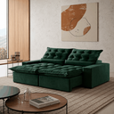 Ver imagem 1 de Sofá Malta Retrátil e Reclinável 250m - Verde