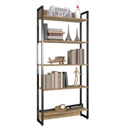 Estante Porto com Prateleiras - Fit Mobel - Nature - 1