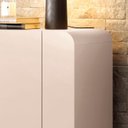Ver imagem 7 de Balcão Aparador Buffet Pé Metal Benvenuto Off White - Hb Móveis
