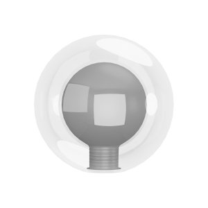 Vidro Globo 10cm Transparente Reposição Lustre Jabuticaba