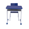 Kit Escolar Individual Mesa e Cadeira Infatil Cor Azul - 2