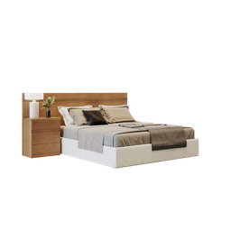 Cabeceira Casal Sollo C/1 Mesa de Cabeceira Moveis Novo Horizonte Cumaru - 1 Cabeceira Casal Sollo C/1 Mesa de Cabeceira Moveis Novo Horizonte Cumaru - 1