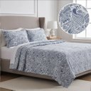 Ver imagem 2 de Colcha Casal Queen Montblanc Memory Azul de 2,30m x 2,60m .