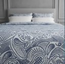 Ver imagem 3 de Colcha Casal Queen Montblanc Memory Azul de 2,30m x 2,60m .