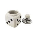 Ver imagem 3 de Cinzeiro Ceramica com Tampa e Reservatório Branco