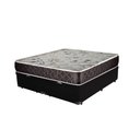Ver imagem 5 de Cama Box Baú King Colchão Gold Espuma D33 Acolchões + Box Sintético 71x193x203:Preto