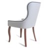 Cadeira de Jantar Clássica Belle Encosto Estofado Capitonê Pé Inglês Bergen NC - 4