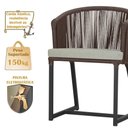 Ver imagem 5 de Mesa com 4 Cadeiras e Noronha Estofado 3 Trama Original Marrom