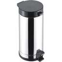 Ver imagem 1 de Lixeira Inox Cozinha Escritório 15L Pedal Com Recip. Interno Plástico Viel 3587