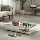 Ver imagem 3 de Mesa Espelhada Lapidada Pequena 70x40x25 Cm
