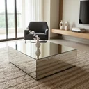 Ver imagem 1 de Mesa Espelhada Lapidada Pequena 70x40x25 Cm