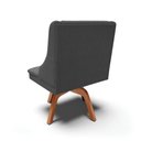 Ver mais imagens de Cadeira Sala de Jantar Giratória Mm35 Kit 4 Liz Bouclê Grafite D03 - D'rossi