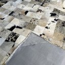 Ver imagem 3 de Tapete De Couro preto branco salino amarelado 3,00x4,00 c/b