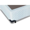 Ver imagem 3 de Cama Box Base Solteiro Universal Tecido White (88x188x25) - Probel