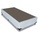 Ver imagem 1 de Cama Box Base Solteiro Universal Tecido White (88x188x25) - Probel