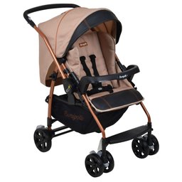 Travel System Burigotto Carrinho de Bebê com Bebê Conforto Rio K + Touring Mon Amour Bege - 2