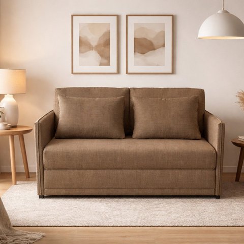 Sofá-Cama Casal Linho Charlie 152CMX90CM